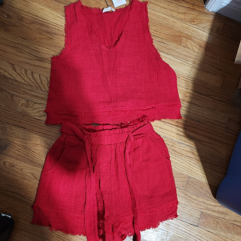 NWT tank and shorts set